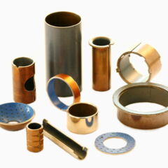 NE-Metall Gleitlager nach DIN ISO 4397 oder nach Kundenzeichnung.